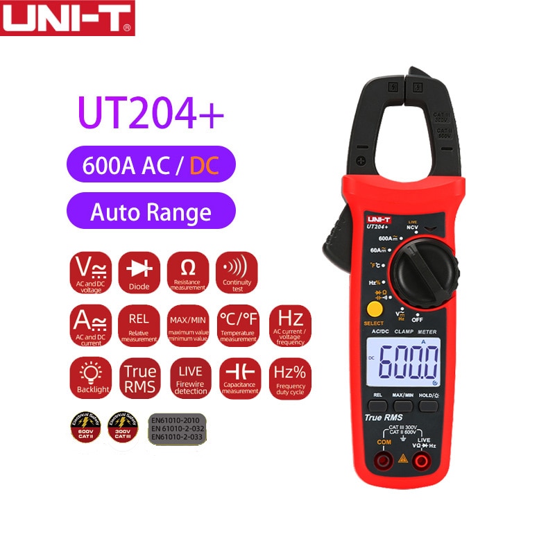 UNI-T UT204 +  Ŭ , AC  DC Ƽ, ..